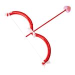 Eghunooye Cupid Mini Arrow Set Valentine's Day Halloween Cupid Costume Valentine's Day Cosplay Accessories for Kids Adults (Red, One Size)