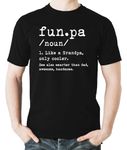 Witty Fashions Fun.pa - Funny Cool Vacation Tee for Grandpa - Fathers Day Novelty Mens T-Shirt (CA/US, Alpha, Large, Regular, Regular, Black)