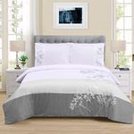 Superior 100% Cotton Sydney Single Ply, Soft 3-Piece King/California King Duvet Cover Set