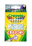CRAYOLA Crayons CT. Metallic, Multi, 24 Count (Pack of 1)