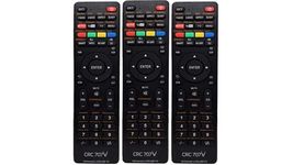 3 x GLY Universal TV Remote Control for Samsung, Vizio, LG, Sony, Panasonic, Smart TV, HAIER, Toshiba, Philips, TCL - Netflix, APPS Buttons, Universal remote control, one for all remote (Pack of 3)