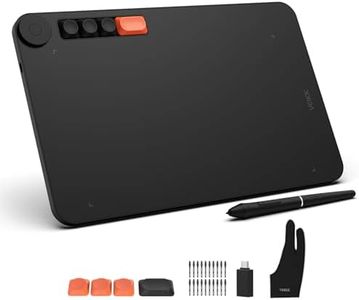 Graphics Drawing Tablet VEIKK Voila L Drawing Pad 10X6 inch,with 4 Customized Keyboard Hot Keys,8192 Levels Battery-Free Stylus Pen,Compatible with PC/Android/Mac/Windows/Linux/Chrome