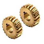 Arpisziv Worm Gear 917-04861 Fit Craftsman Yard Machines Ryobi MTD Snowblower Bolens Yard Man Husky C-Cadet Replacement 717-04449(2 Pack)