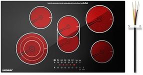 MOOSUM 36-inch Electric Cooktop wit