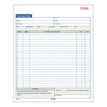 Adams Purchase Order Book, 10.69 x 8.38 Inches, White and Canary, 2-Part (50 Sets) (DC8131)