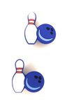 WorkedLikeACharm Bowling Shoe Charms Decoration Gift, Waterproof PVC, No Gemstone