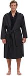 MONARCH Plush Lined Microfiber Bath Robe for Women or Men - Super Soft, Durable Luxury Spa, Resort & Hotel Bathrobe, Generously Sized (Unisex) Cypress