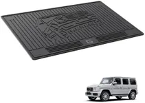 3W Cargo Liner Fit for 2019-2024 Mercedes-Benz G Class/G500/G550/AMG G63 SUV TPE All Weather Custom Fit Trunk Mat, Black