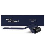 Man Matters Advance Derma Roller For Men With Premium Design For Scalp & Beard, 540 Micro 0.5mm Titanium Alloy Needles, Reduces Hair Fall, Stimulates Hair Follicles