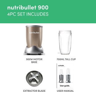 nutribullet 900 Series Blender – 4-Piece Set