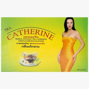Thé Catherine Minceur 32 sachets saveur Chrysanthème + Sticker marque Maolo
