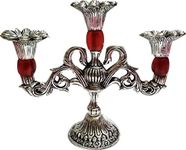 Paartha Saarthi Metal Decorative Designer Traditional Rajasthani Vintage Candle Holder for Wall Decor