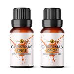 Aroma Energy | Christmas Spice Fragrance Oil 20ml (2 x 10ml) - Highly Scented Oil for Making Candle, Soap, Wax Melt, Diffuser etc