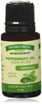 Nature's Truth Essential Oil - 100% Pure Peppermint Oil | Pure & Plant-Based | Massage Oil, Aromatherapy or For Bath/Shower |15 ml