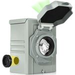 Rophor 30 Amp Generator Power Inlet Box, NEMA L5-30P Power Inlet Box for 3 Prong Generator Cord, 125 Volt, 3750 Watts, Weatherproof, Outdoor Use, ETL Listed