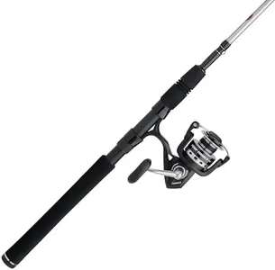 PENN 7’ Pursuit IV 2-Piece Fishing Rod and Reel (Size 4000) Inshore Spinning Combos, 7’, 2 Graphite Composite Fishing Rod with 5 Reel, Durable and Lightweight, Black/Silver