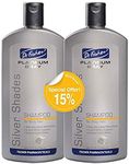 Nourishing Platinum Shampoo for Men & Women with Gray/White/Colored hair - TWIN PACK (each shampoo 13.5 fl. Oz