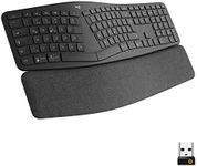 Logitech Ergo K860 Ergonomic Split Keyboard, QWERTZ German Layout - Grey