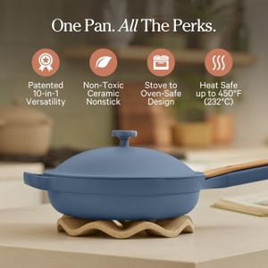 Our Place Always Pan 2.0 – Non-Stick Blue Salt Skillet