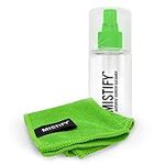 Mistify Natural Screen Cleaner Kit - 120ml Spray Bottle with 1 Microfibre Cloth [Smartphones Tablets Laptops TVs Touchscreen Keyboards Oleophoebic Smartwatch LED Plasma LCD TV 4K]