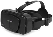 VR Headset for iPhone & Android Phone, Virtual Reality Goggles for VR Game Video Movies, Education,Kids, Compatible with Phones 4.7"-7.2", with Pupillary Distance and Focal Length Adjustment