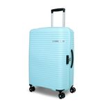 American Tourister Liftoff+|Large Size Check-in Spinner Trolley Bag (79 cm) for Travel|360° 8 Wheel Travel Luggage|Hard Case Polypropylene (PP) Suitcase|Mounted TSA Lock|Spa Blue