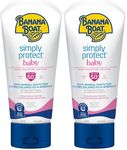 Banana Boat Simply Protect Baby Sunscreen Lotion, SPF 50+ (Pack of 2)