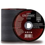 LINCONSON 100 Pack 5 Inch Cut Off Wheel for Metal & Stainless Steel Used On Angle Grinder 5”x1/24”x7/8" Flat Disc (SD 5020F)