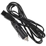 BESPORTBLE 12V 2M Extension Cord Car Fridge Cable Power Adapter Electric 12V Extension Cord Mini Electric Automotive Refrigerator Extension Power Adapter Cable Cord (Black)