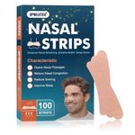 100Pcs Nasal Strips for Snoring, Extra Strength Nose Strips Breathing, Nose Tape for Sports and Sleep, Anti Snoring Strips Help Stop Snoring and Nasal Congestion Relief