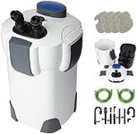 MARINE COLOR HW-304B 4-Stage External Canister Filter with 9-Watt, 525 GPH