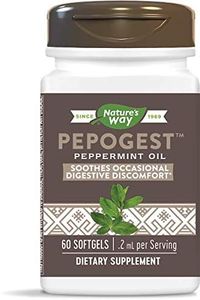 Nature's Way Pepogest Enteric-Coated Peppermint Oil, Gastrointestinal Comfort, 60 Softgels, Pack of 5