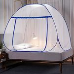 Mosquito Net for Bed,Large Mosquito Netting Tent Canopy for Beds,Folding Portable Design Travel POP UP Mosquito Netting for Bed,L80*W72*H60inch Queen King Size Mosquito Net