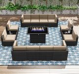 KHOLH Patio Furniture Set with Fire