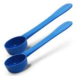 2pc Kit, RE-GEN 10ml Reusable Long Handle Plastic Measuring Spoon Scoops Dosing Spoons | Ideal for Liquids, Powders, Granules, Home, Kitchen, Catering, Healthcare, Fitness