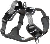 Embark Pets Adventure Dog Harness, No Pull Dog Harness with 2 Leash Clips, Dog Harness Medium Anti Pull Dog Harness Front & Back with Control Handle, Adjustable, Soft & Padded