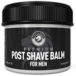 Gentlemans Face Care Club Aftershave Balm For Men - Vegan Friendly After Shave Post Shave Gel With Witch Hazel + Aloe Vera - Calms Sensitive Skin & Razor Burn Fast