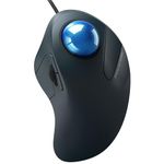 Wired Trackball Mouse, Easy Index Finger Control, Ergonomic Comfort Design Reduces Muscle Strain, Precision and Smooth Tracking, Compatible for PC, Laptop, Windows, Mac