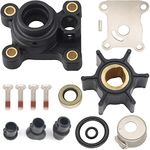 MARKGOO 394711 Water Pump Impeller Repair Kit with Housing for Johnson Evinrude OMC 8 9.9 10 15 HP Outboard Boat Motor Engine Parts Replacement 0394711 391698 386697 Sierra Marine 18-3327