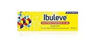 Ibuleve Max Strength Pain Relief 10% Ibuprofen Gel, Maximum Anti-Inflammatory Relief for Joint Pain, Sprains, Backache, Muscular Pains and Sports Injuries, 50 g