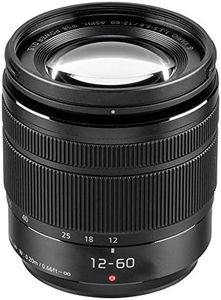 Panasonic LUMIX G Series 12-60mm F3.5-5.6 Micro Four Thirds Vario Standard Zoom Lens with Power O.I.S and Splash/Dust Resistance (H-FS12060E)