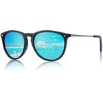 CARFIA Vintage Polarised Mens Womens Sunglasses UV400 Protection for Driving Travel Outdoors