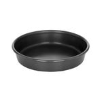 Fableart Non-Stick Hard Anodised Pizza Pan Tray | Baking Tray | Microwave Oven Safe Tray | Black (7 inch)