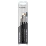 da Vinci Cosmetics Series 4803 Classic Smokey Eyes Look Brush Set with Eyeliner
