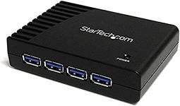 StarTech.com 4 Port Black SuperSpee