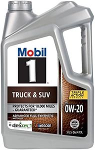 Mobil 1 Truck & SUV Full Synthetic Motor Oil 0W-20, 5 Quart