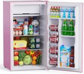 Upstreman 3.2 Cu.Ft Mini Fridge wit