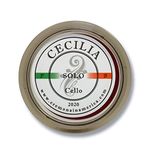 CECILIA ‘SOLO’ Rosin for Cello, Rosin Specially Formulated Cello Rosin for Cello Bows (MINI (Half Cake))