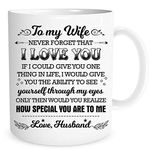 My Lovely Wife Gift - Wife Mugs Perfect Birthday Presents for The Wife - Gift for Wife