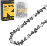 RazEdg 24 Inch Carbide Chainsaw Chain, 3/8" Pitch, .050" Gauge, 84 Drive Links, Fits Husqvarna 460 Rancher, Stihl MS390 MS310 MS361 MS460 MS500, E84